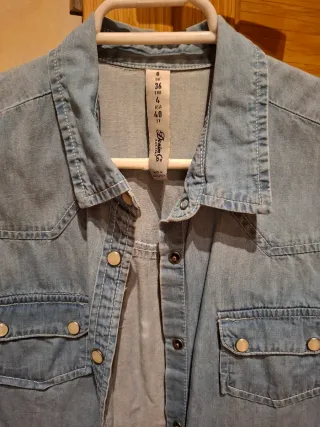 Camisa vaquera azul