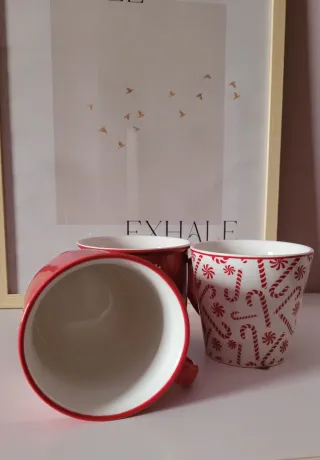 Lote 3 Tazas Cerámica Navidad