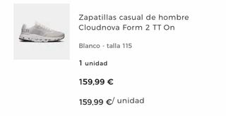 Zapatillas On Cloudnova Form 2 TT Hombre Blancas