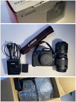 Cámara Canon EOS 2000D Negra