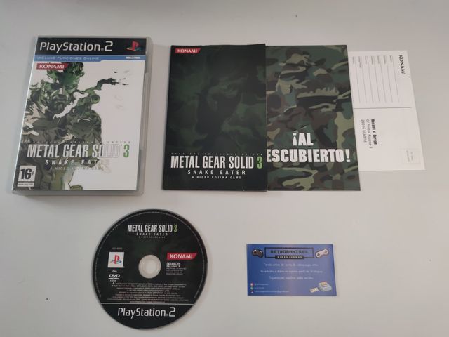 Metal Gear Solid 3 Snake Eater PS2