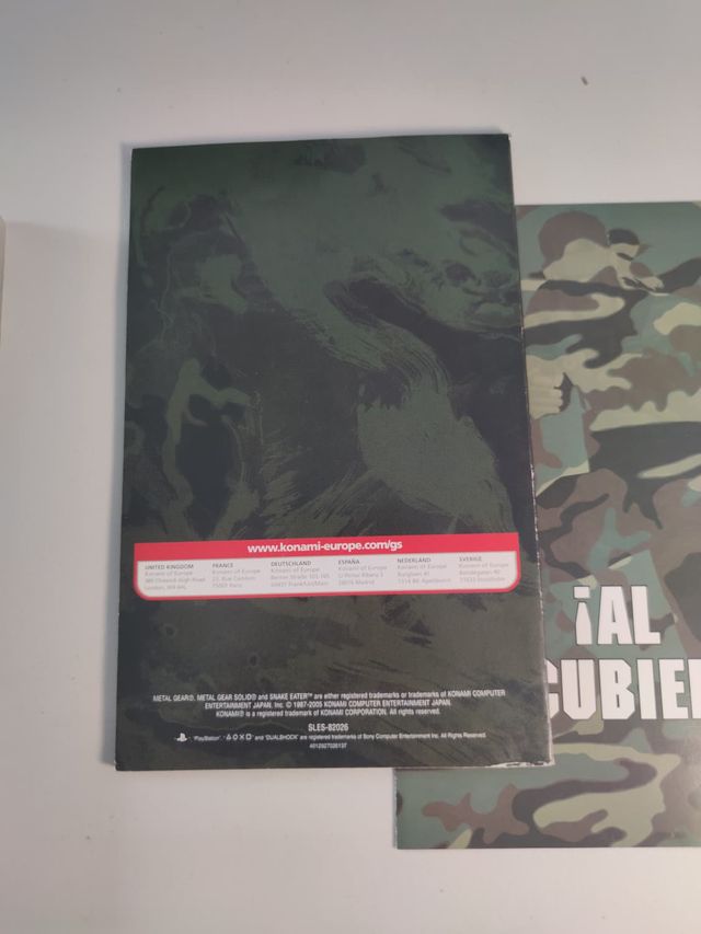 Metal Gear Solid 3 Snake Eater PS2