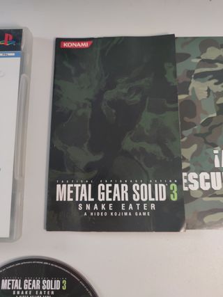 Metal Gear Solid 3 Snake Eater PS2