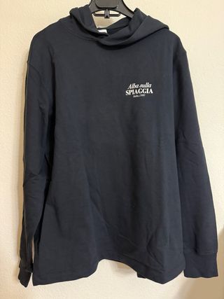 Sudadera Mango Azul Marino