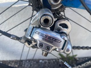 Bicicleta de carretera Orbea azul