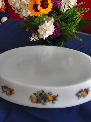 Fuente de horno ARCOPAL FRUTAS grande 34 cm.