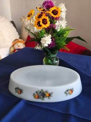 Fuente de horno ARCOPAL FRUTAS grande 34 cm.