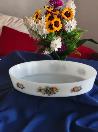 Fuente de horno ARCOPAL FRUTAS grande 34 cm.
