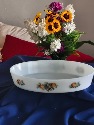 Fuente de horno ARCOPAL FRUTAS grande 34 cm.