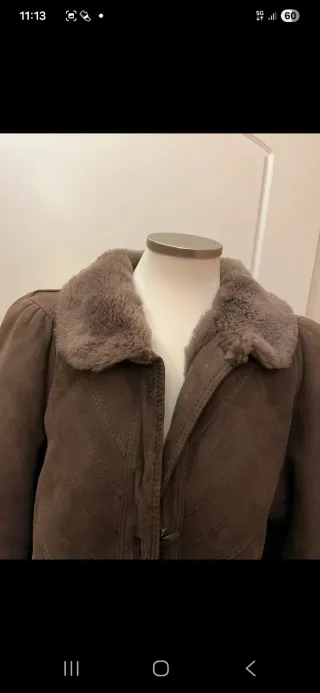 Capospalla in montone vintage