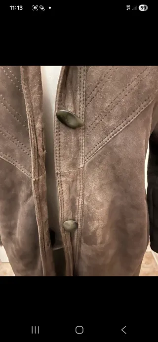 Capospalla in montone vintage