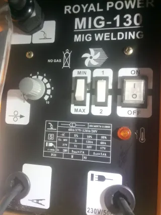 Soldadora MIG Royal Power MIG-130 (sin gas)