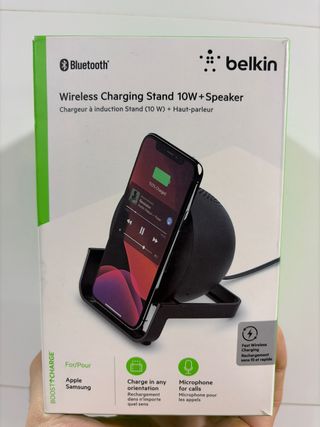 Cargador Inalámbrico Belkin 10W + Altavoz