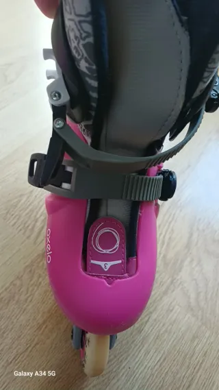 Patines en línea Oxelo rosas