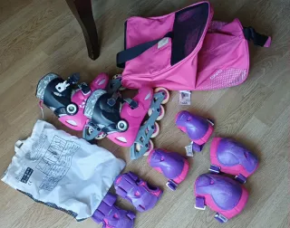 Patines en línea Oxelo rosas