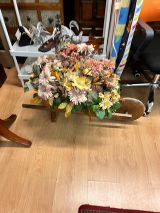 Carroza de flores decorativa