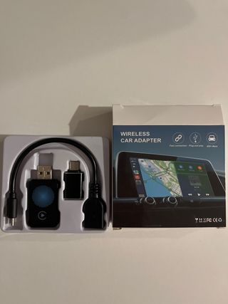 Adaptador Coche Inalámbrico CarPlay Android Auto
