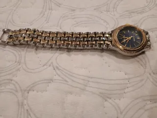 Reloj Geneva Mujer Azul y Dorado Nuevo