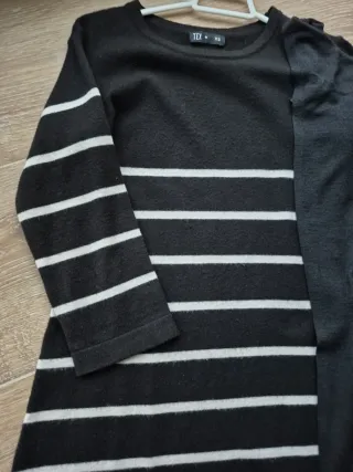 Conjunto vestido punto y chaqueta