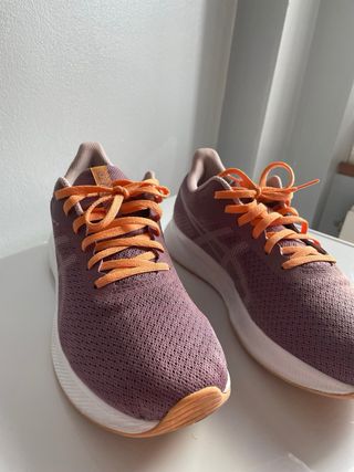 Zapatilla Asics Patriot 13 Morado Naranja