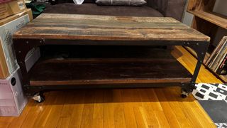 Mesa de centro madera y metal