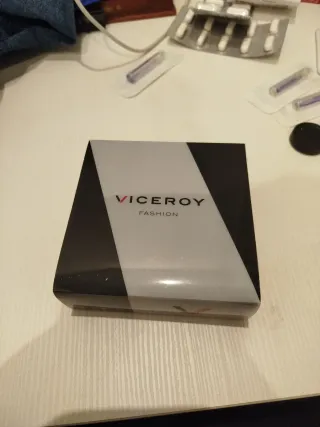 Pulsera Viceroy Cuero Trenzado Cierre Acero