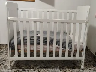 Cuna Micuna Cosmic blanca y gris