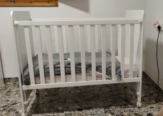 Cuna Micuna Cosmic blanca y gris