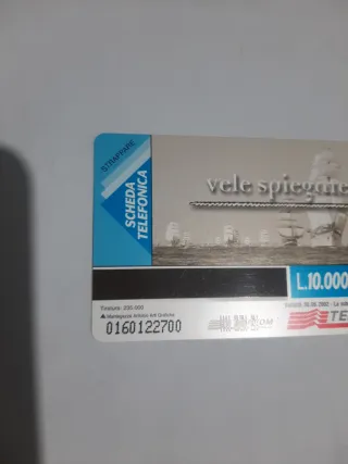 4 Schede Telefoniche Telecom