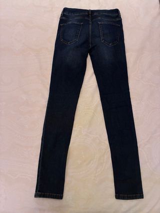 Massimo Dutti Jeans Skinny Azul Oscuro