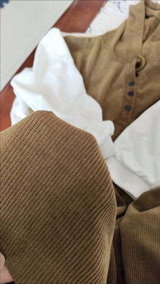 Conjunto premamá vestido pana y camiseta T38