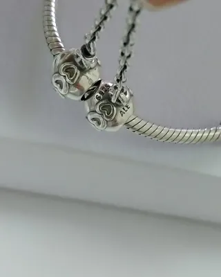 Cadena seguridad Pandora Corazones.