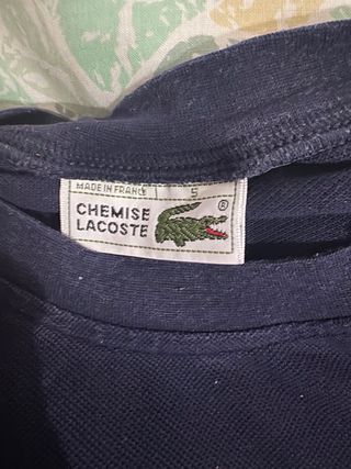 Camiseta Lacoste Talla M Vintage
