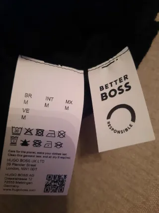 Sudadera BOSS Negra Talla M