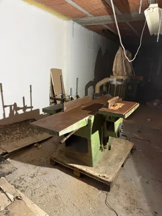 Lote maquinaria profesional carpintería