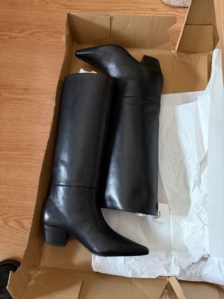 Botas altas Zara negras