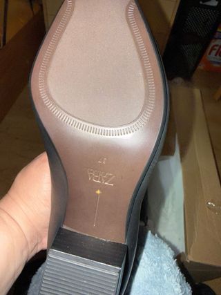 Botas altas Zara negras