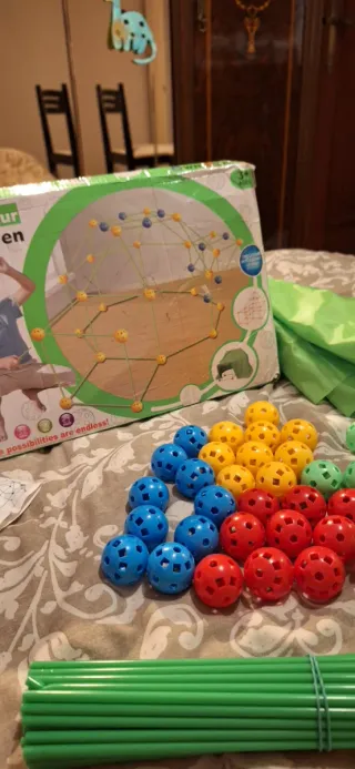 Kit Construcción Infantil Tubos y Bolas