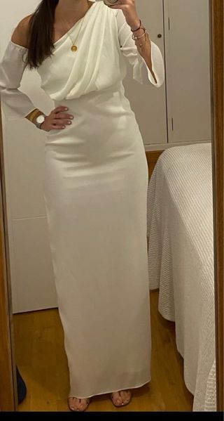 Vestido de Novia Blanco Elegante