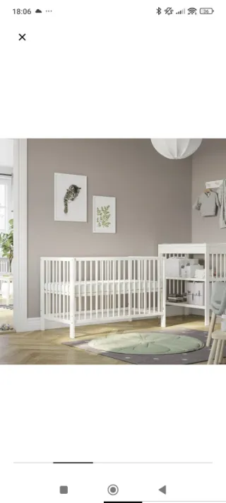 Cuna Ikea Gulliver Blanca