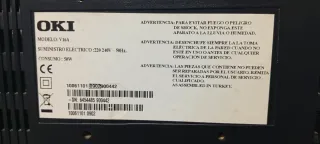 Tele LCD OKI 16 pulgadas para espacios reducidos.