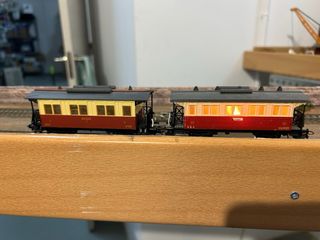 2 Vagones MZA Electrotren