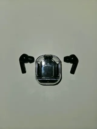 Cascos inalambricos negros