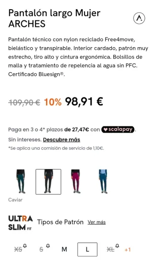 Pantalón Montaña Trangoworld Negro