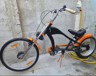 Bicicleta Chopper Paseo Naranja