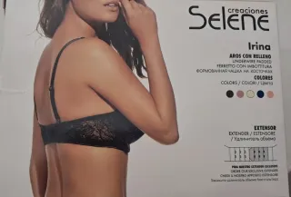 Sujetador Irina T/ 85B Negro.