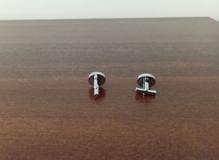 Set Gioielli: Gemelli Acciaio + 2 Ciondoli Medagli