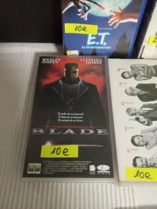 Lote 5 Películas VHS: E.T., Blade, Alien, etc.