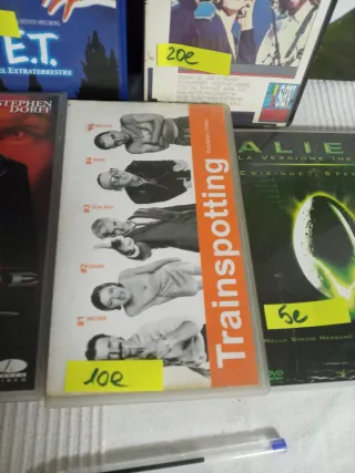 Lote 5 Películas VHS: E.T., Blade, Alien, etc.