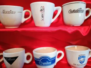 Tazzine caffè pubblicitarie